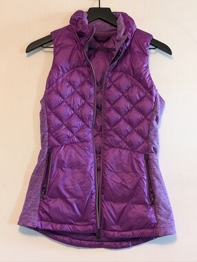Lululemon Quilted Vest  Discontinued Grey Goose Down Puffer Outdoor Performance
